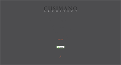 Desktop Screenshot of cusimano-architect.com